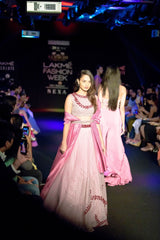 Lilac Cape skirt with belt