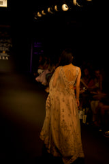 Blush pink french knot embroidered lehenga set