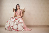 Ivory Floral Lehenga