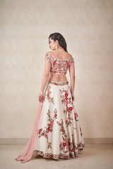 Ivory Floral Lehenga