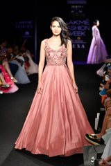 Ash rose ball gown